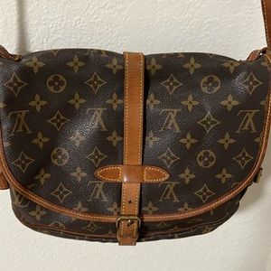 Louis Vuitton Brown Monogram Shoulder Bag